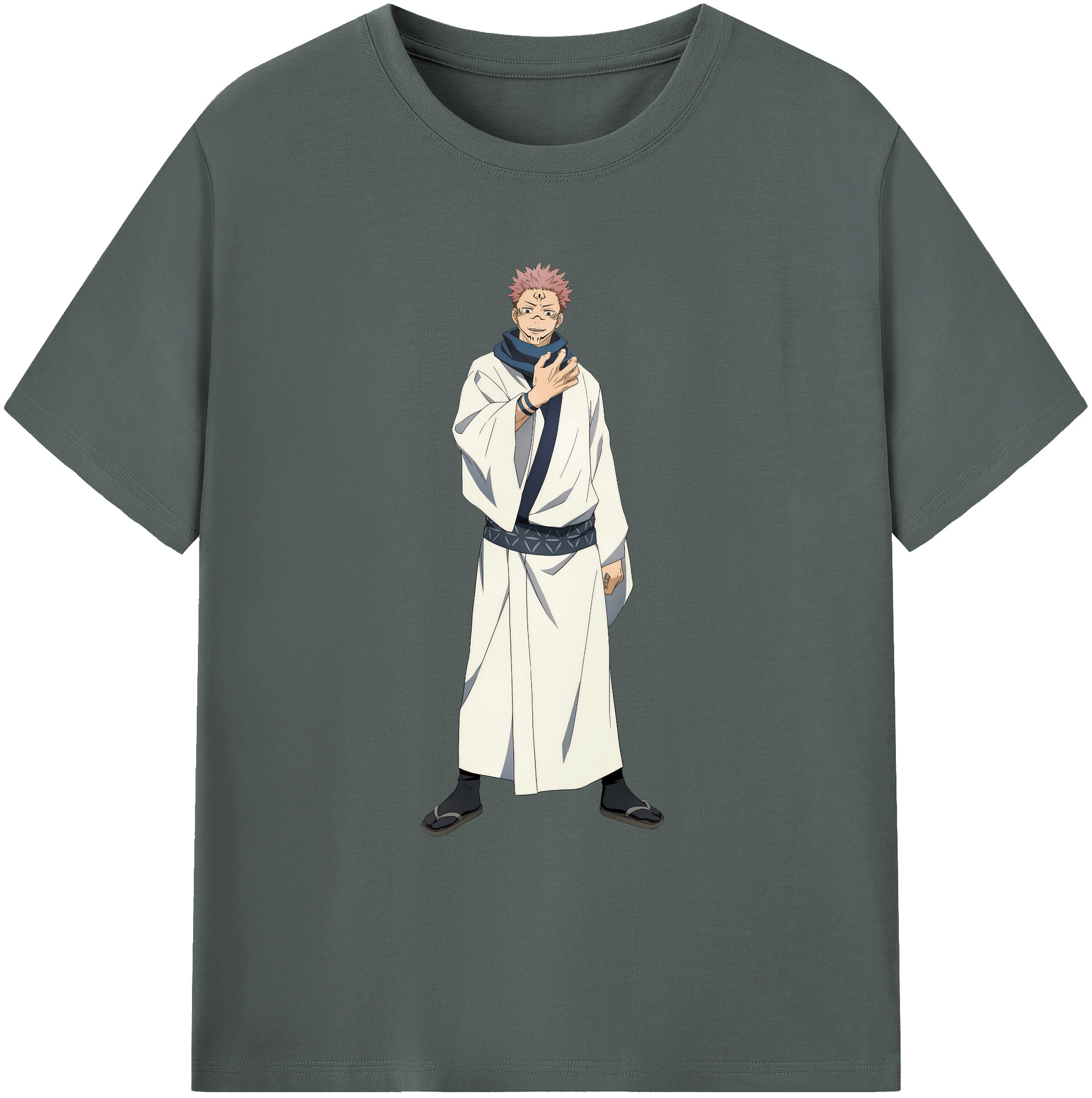 （画像用） 呪術廻戦 Jujutsu Kaisen 綿100％ メンズ半袖Tシャツ｜肌触りやわらか＆通気性